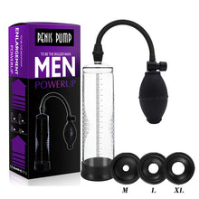 Load image into Gallery viewer, Effective Penis Pump Enlargement Vacuum Dick Extender Men Sex Toy Increase Length Enlarger Male Train Erotic Adult Sexy Product