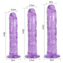 Load image into Gallery viewer, Erotic Soft Jelly Dildo Anal Butt Plug Realistic Penis Strong Suction Cup Dick Toy for Adult G-spot Orgasm Sex Toys for Woman
