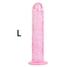 Load image into Gallery viewer, Erotic Soft Jelly Dildo Anal Butt Plug Realistic Penis Strong Suction Cup Dick Toy for Adult G-spot Orgasm Sex Toys for Woman