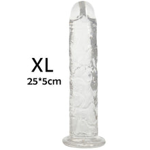 Load image into Gallery viewer, Strong Suction Cup Dildo Toy for Adult Erotic Soft Jelly Dildo Anal Butt Plug Realistic Penis G-spot Orgasm Sex Toys for Woman