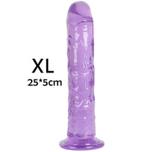 Load image into Gallery viewer, Strong Suction Cup Dildo Toy for Adult Erotic Soft Jelly Dildo Anal Butt Plug Realistic Penis G-spot Orgasm Sex Toys for Woman