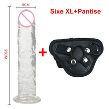 Load image into Gallery viewer, Strong Suction Cup Dildo Toy for Adult Erotic Soft Jelly Dildo Anal Butt Plug Realistic Penis G-spot Orgasm Sex Toys for Woman