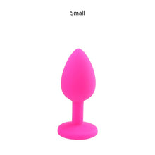 Load image into Gallery viewer, S/M/L 100%Silicone Butt Plug Anal Plugs Unisex Sex Stopper 3 Different Size Adult Toys for Men/Women Anal Trainer For Couples SM
