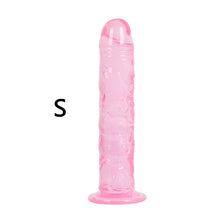 Load image into Gallery viewer, Erotic Soft Jelly Dildo Anal Butt Plug Realistic Penis Strong Suction Cup Dick Toy for Adult G-spot Orgasm Sex Toys for Woman
