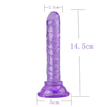 Load image into Gallery viewer, Erotic Soft Jelly Dildo Anal Butt Plug Realistic Penis Strong Suction Cup Dick Toy for Adult G-spot Orgasm Sex Toys for Woman
