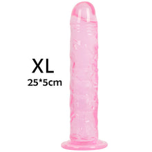 Load image into Gallery viewer, Strong Suction Cup Dildo Toy for Adult Erotic Soft Jelly Dildo Anal Butt Plug Realistic Penis G-spot Orgasm Sex Toys for Woman
