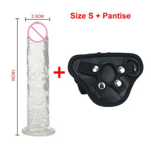 Load image into Gallery viewer, Strong Suction Cup Dildo Toy for Adult Erotic Soft Jelly Dildo Anal Butt Plug Realistic Penis G-spot Orgasm Sex Toys for Woman
