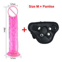 Load image into Gallery viewer, Strong Suction Cup Dildo Toy for Adult Erotic Soft Jelly Dildo Anal Butt Plug Realistic Penis G-spot Orgasm Sex Toys for Woman
